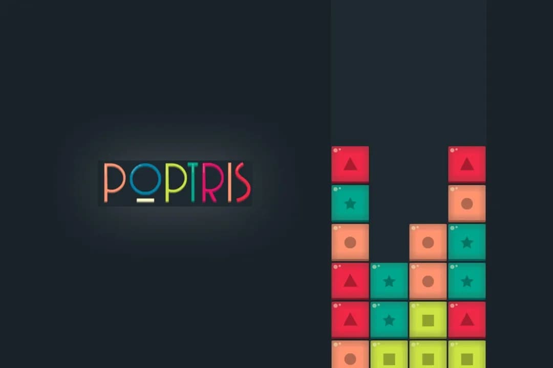 Poptris game logo