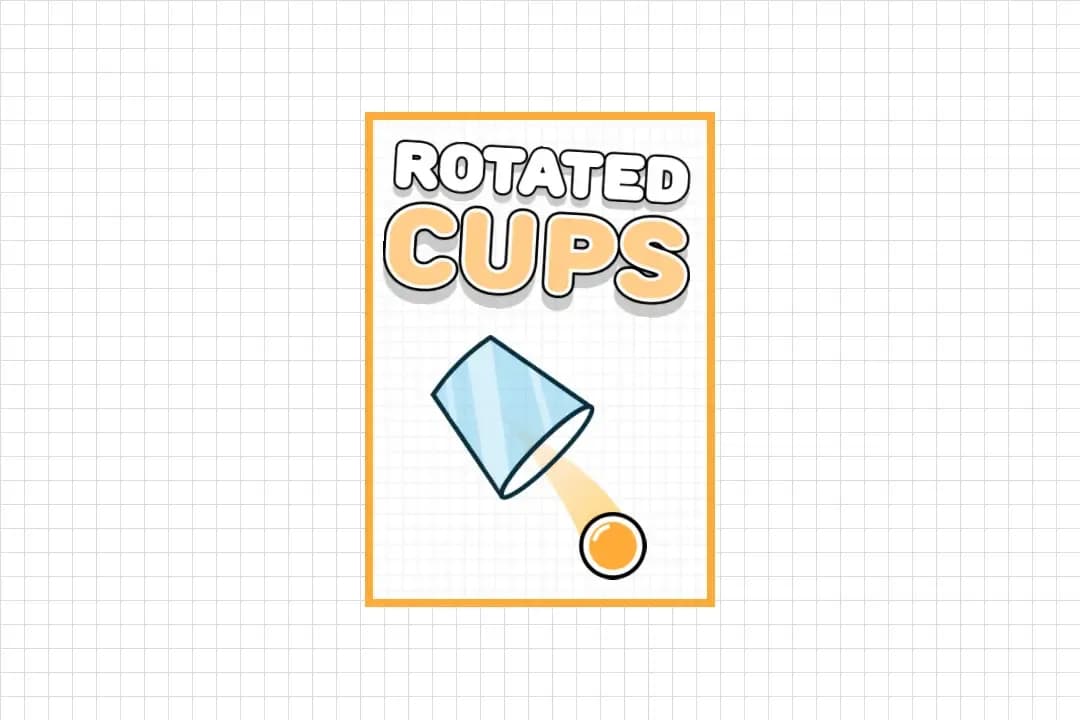 Rotated Cups Game Logo