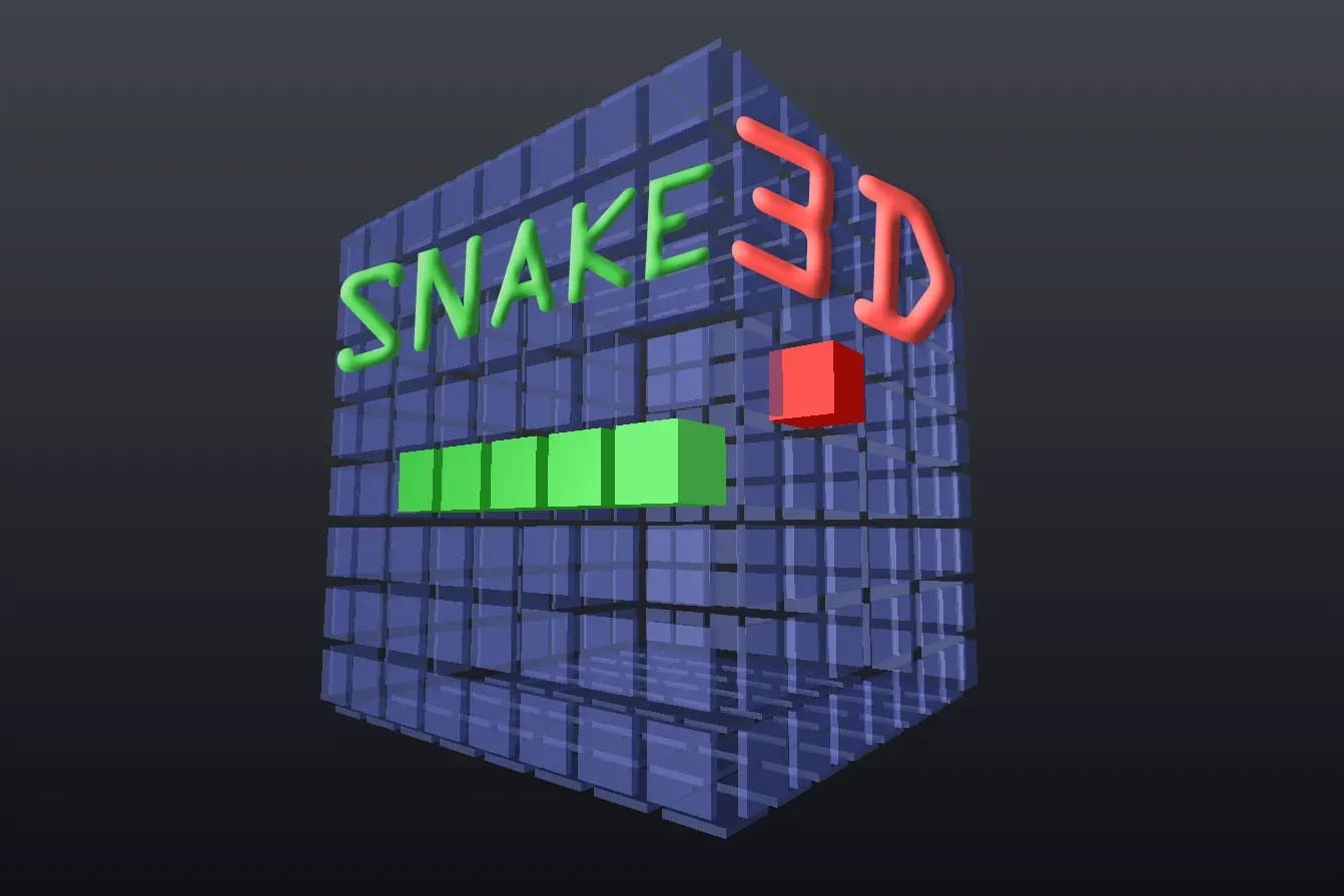 Snake 3D logo